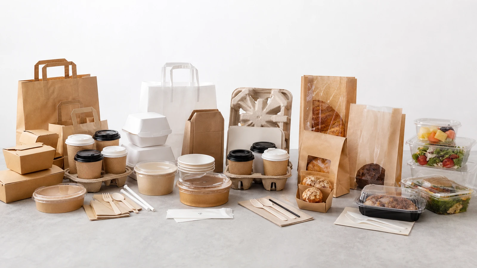 Food packaging solutions for restaurants takeaway delivery coffee shops bakeries and supermarkets