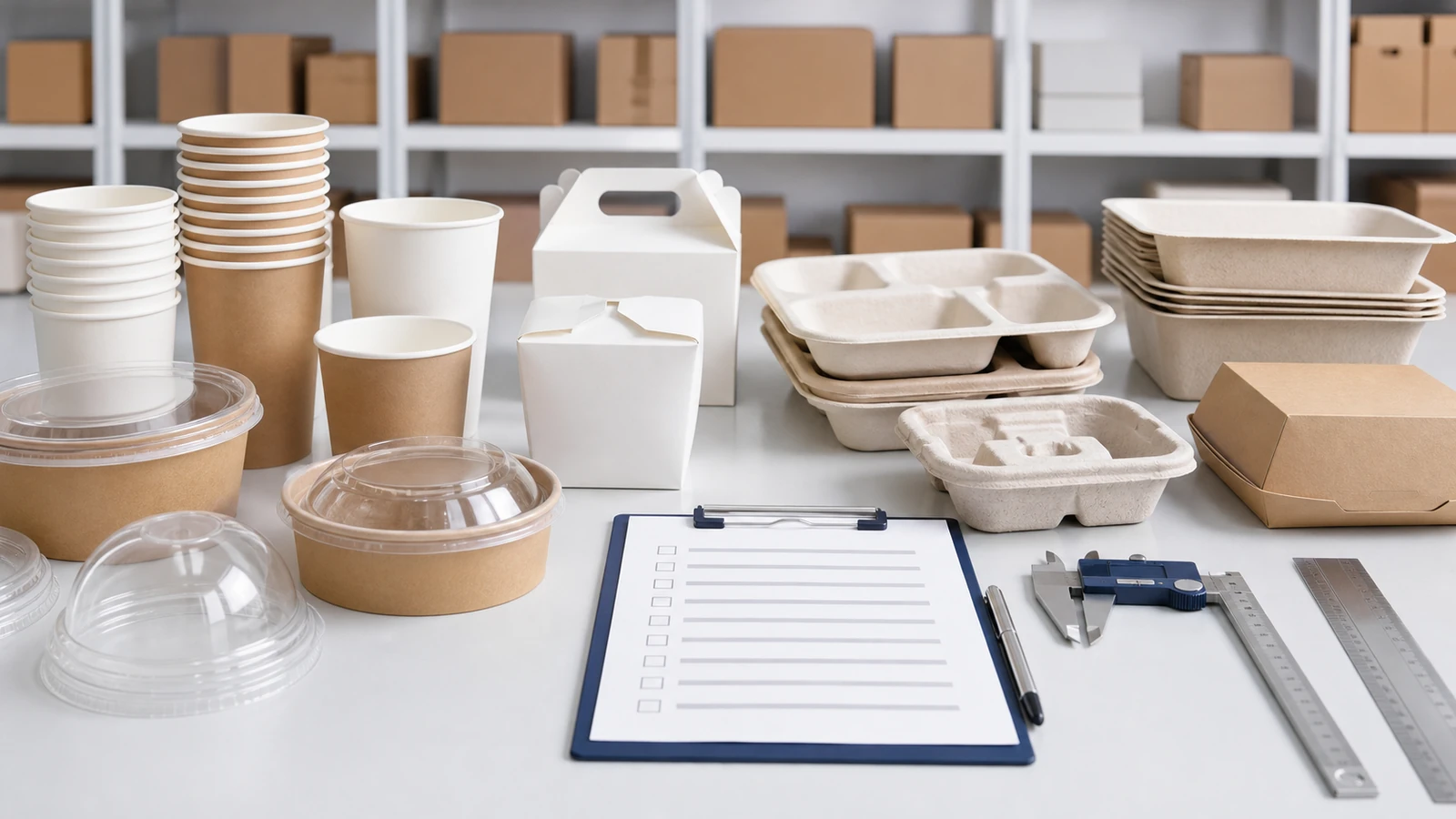 Food packaging quality control with product samples specifications and export packaging checks