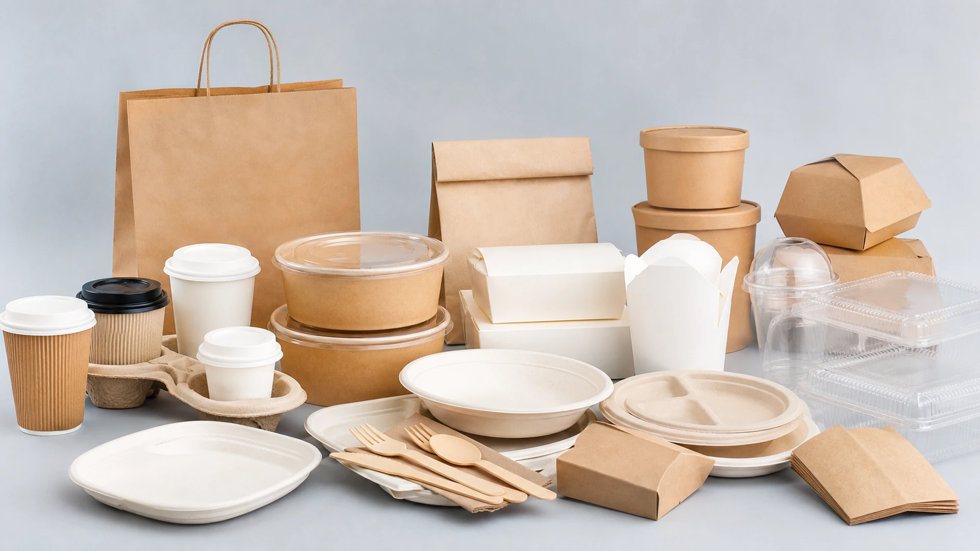 Disposable food packaging products for international B2B buyers by PackForFood