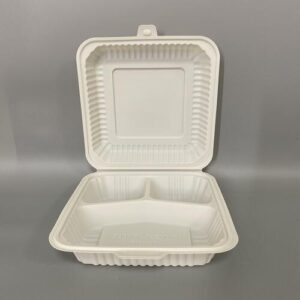 Cornstarch tableware product range for foodservice packaging