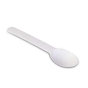 Cornstarch Dessert Spoon product image showing cornstarch tableware for foodservice packaging