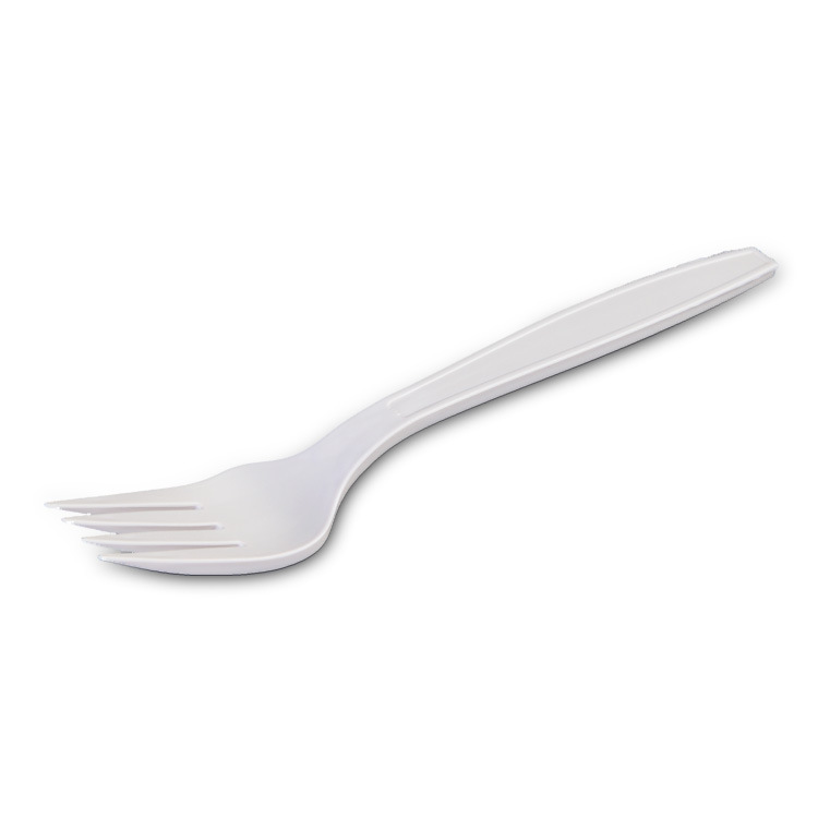 Cornstarch Disposable Fork product image showing cornstarch tableware for foodservice packaging